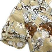 Hermes Shirt Blouse Brown #40