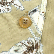 Hermes Shirt Blouse Brown #40