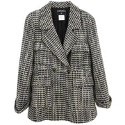Chanel 2001 Double Breasted Jacket Brown #40