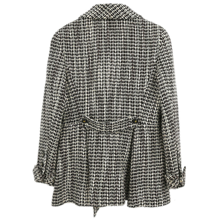 Chanel 2001 Double Breasted Jacket Brown #40