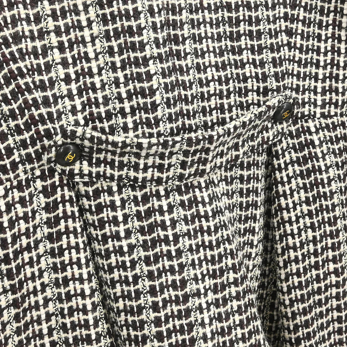Chanel 2001 Double Breasted Jacket Brown #40