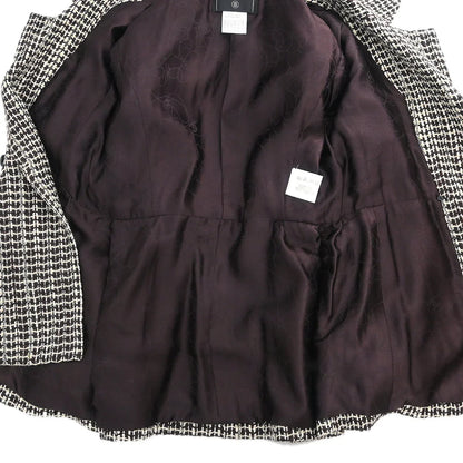 Chanel 2001 Double Breasted Jacket Brown #40
