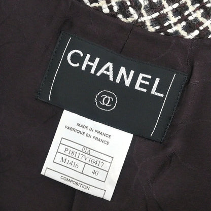 Chanel 2001 Double Breasted Jacket Brown #40