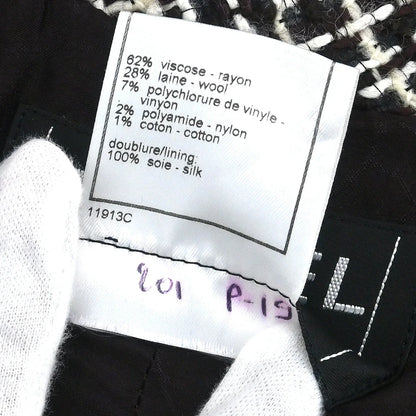Chanel 2001 Double Breasted Jacket Brown #40