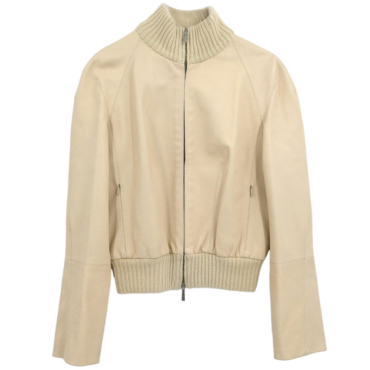 Loewe Zip Up Jacket Beige #40