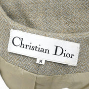 Christian Dior Collarless Jacket Gray #M