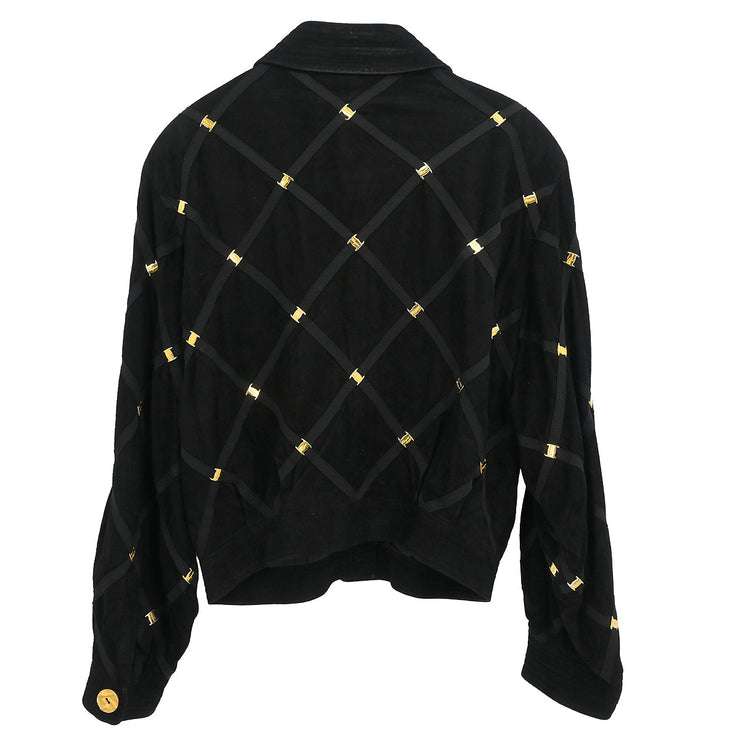 Salvatore Ferragamo Single Breasted Jacket Black #M