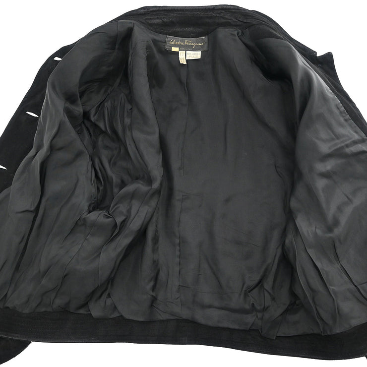 Salvatore Ferragamo Single Breasted Jacket Black #M