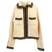 Chanel 2006 Zip Up Jacket White #38