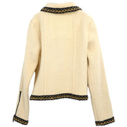 Chanel 2006 Zip Up Jacket White #38