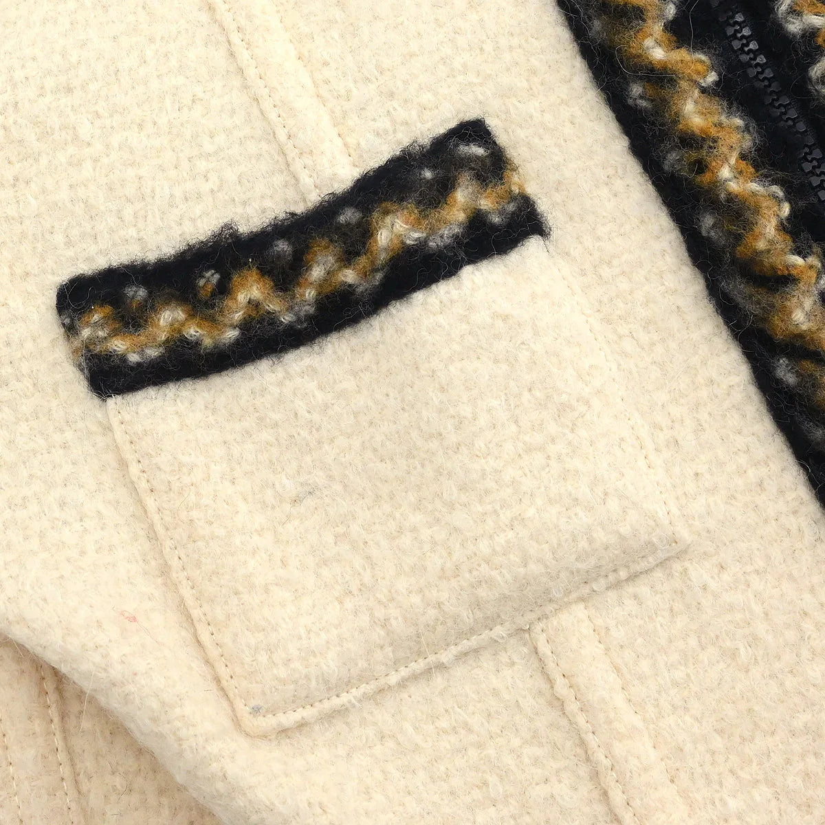 Chanel 2006 Zip Up Jacket Ivory #38