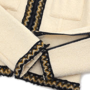 Chanel 2006 Zip Up Jacket White #38