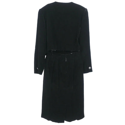 Christian Dior Setup Suit Jacket Skirt Black #9