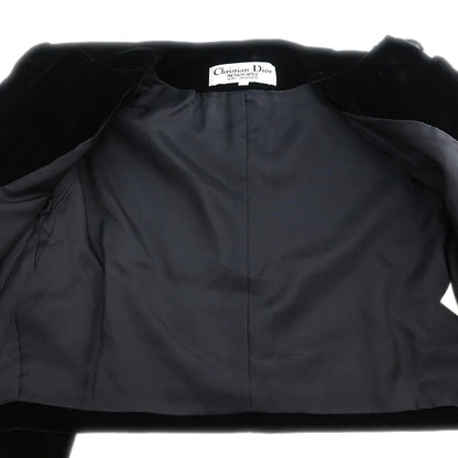 Christian Dior Setup Suit Jacket Skirt Black #9