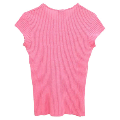 Chanel 2004 Short Sleeve Top Pink #42