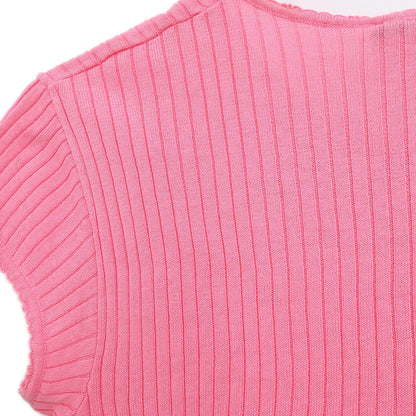 Chanel 2004 Short Sleeve Top Pink #42