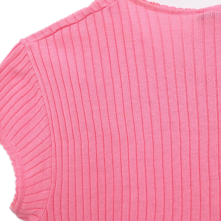 Chanel 2004 Short Sleeve Top Pink 04P #42