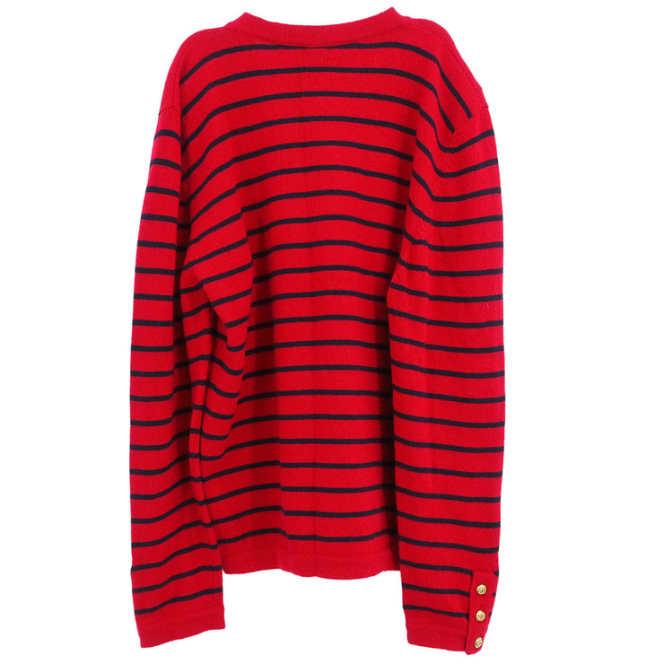 Chanel Cardigan Red #S