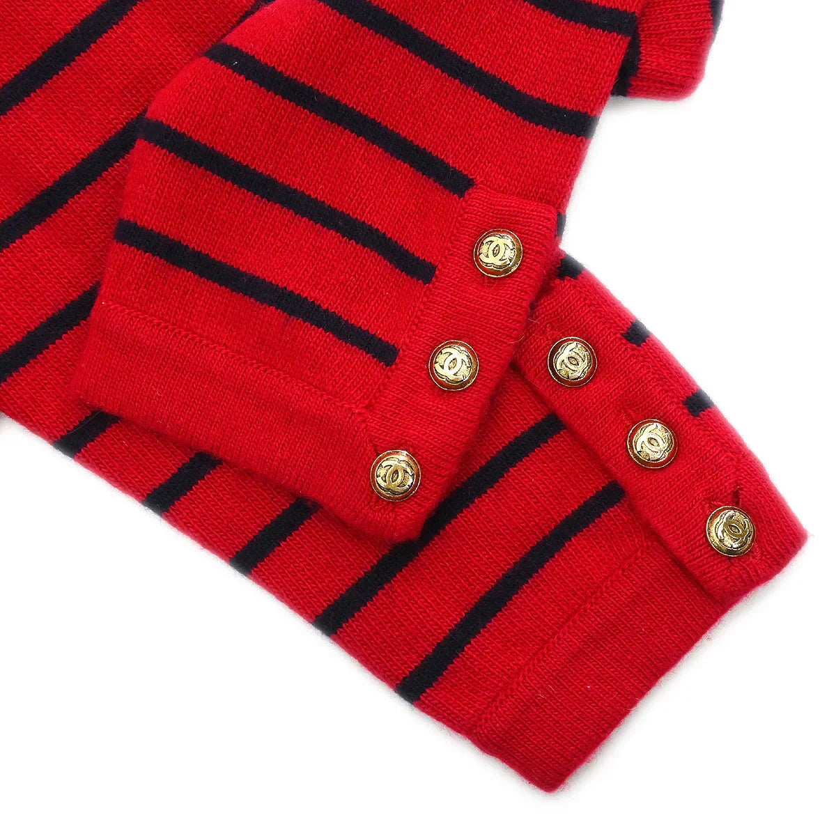 Chanel Cardigan Red #S