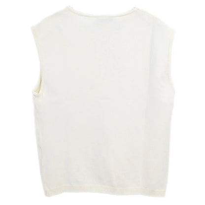 Chanel 1998 Sleeveless Top White #42