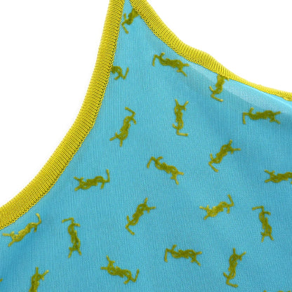 Yves Saint Laurent Camisole Dress Light Blue #M
