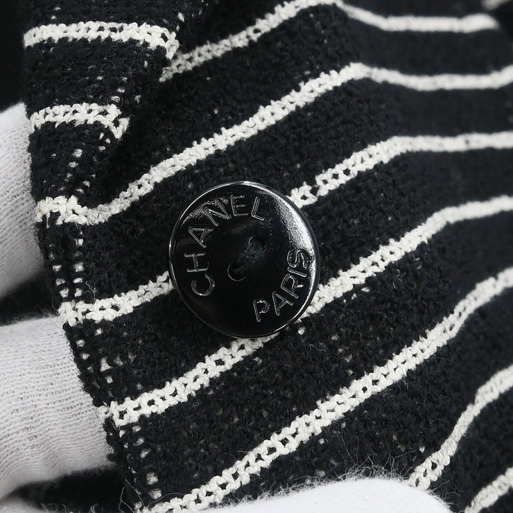 Chanel 2001 Single Breasted Jacket Black #40