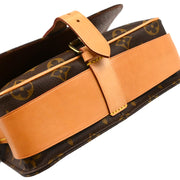 Louis Vuitton 1990 Monogram Cartouchiere MM Shoulder Bag M51253