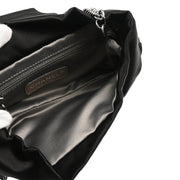 Chanel 2006-2008 Black Satin Bow Shoulder Bag