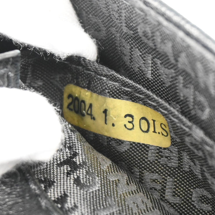 Chanel 2003-2004 Black Lambskin Choco Bar Handbag