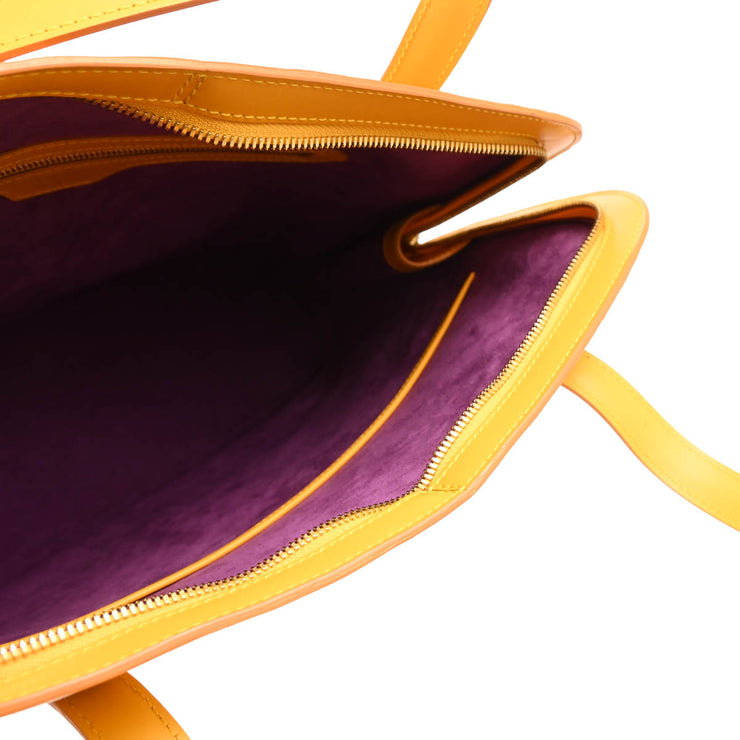 Louis Vuitton 1997 Yellow Epi Lussac Shoulder Bag M52289