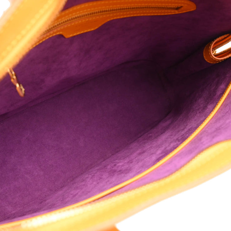 Louis Vuitton 1997 Yellow Epi Lussac Shoulder Bag M52289