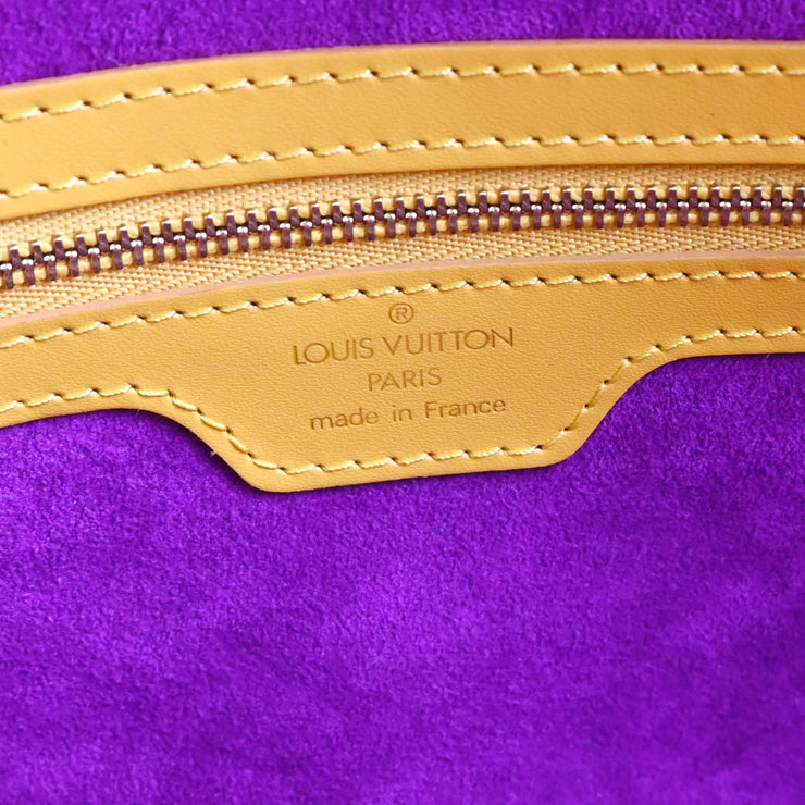 Louis Vuitton 1997 Yellow Epi Lussac Shoulder Bag M52289