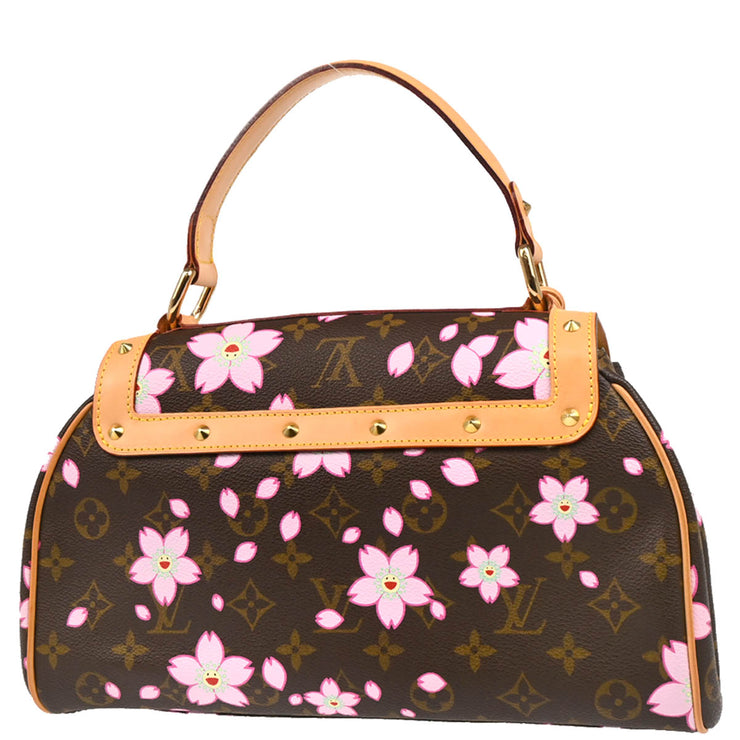 Louis Vuitton 2003 Monogram Cherry Blossom Sac Retro PM Handbag M92012