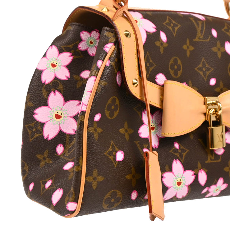 Louis Vuitton 2003 Monogram Cherry Blossom Sac Retro PM Handbag M92012