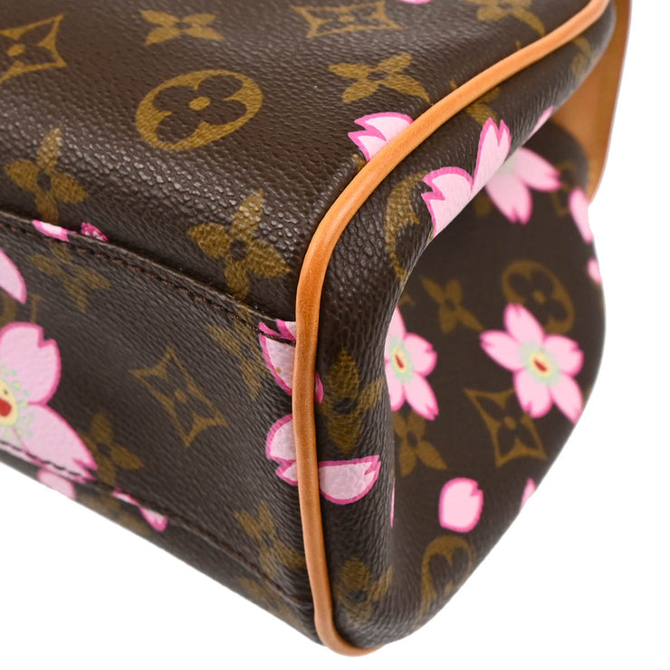 Louis Vuitton 2003 Monogram Cherry Blossom Sac Retro PM Handbag M92012