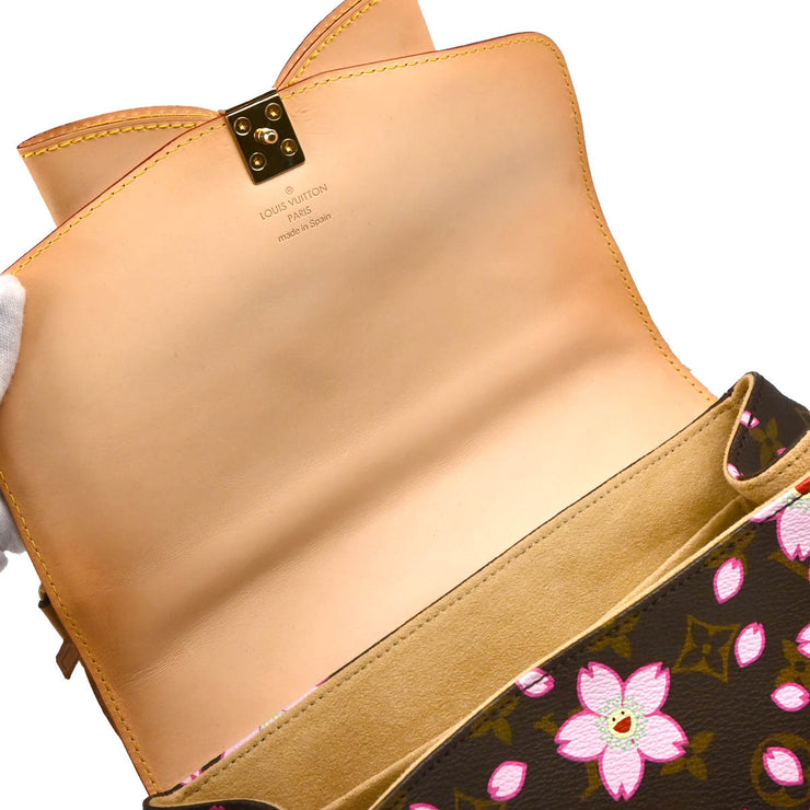 Louis Vuitton 2003 Monogram Cherry Blossom Sac Retro PM Handbag M92012