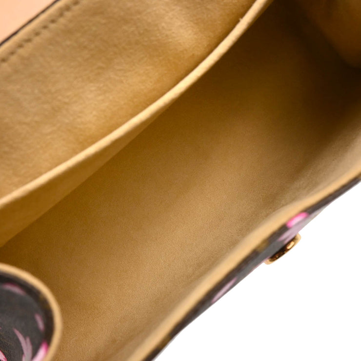 Louis Vuitton 2003 Monogram Cherry Blossom Sac Retro PM Handbag M92012