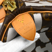 Louis Vuitton 2001 White Monogram Graffiti Keepall 50 Duffle Bag M92197