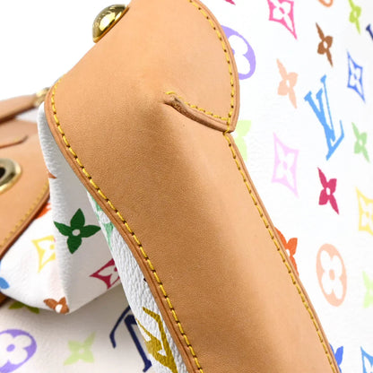 Louis Vuitton 2008 White Monogram Multicolor Ursula Handbag M40123