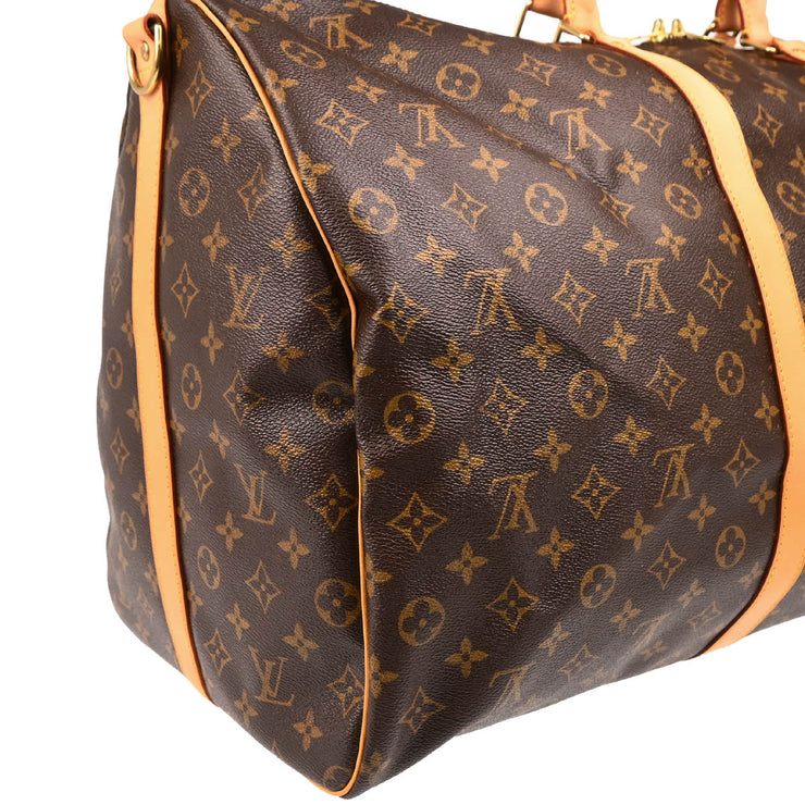 Louis Vuitton 2007 Monogram Keepall Bandouliere 60 Duffle Bag M41412