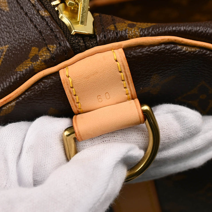 Louis Vuitton 2007 Monogram Keepall Bandouliere 60 Duffle Bag M41412