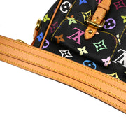 Louis Vuitton 2005 Black Monogram Multicolor Lodge PM Handbag M40054