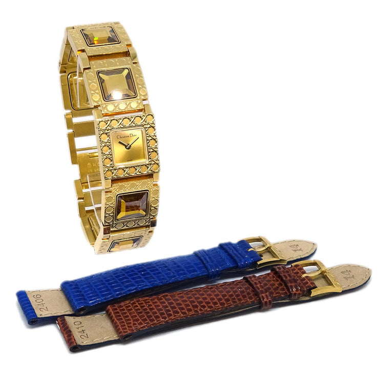 Christian Dior * D60-159 La Parisienne Quartz Watch Gold