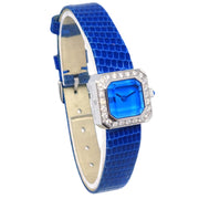 Corum * Sugar Cube Ref.137.423.47 Quartz Watch SS Diamond