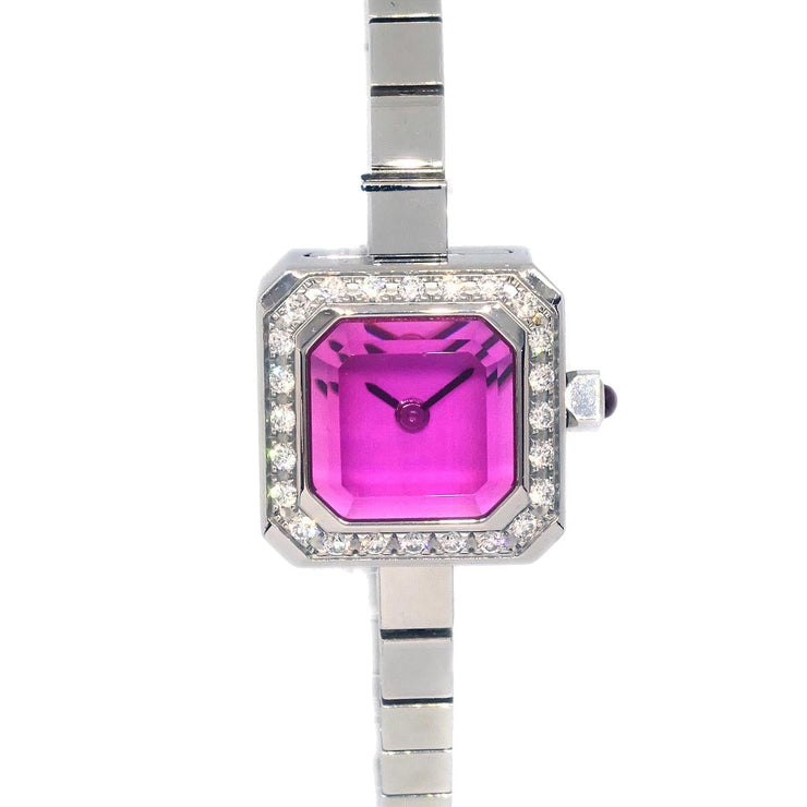 Corum Sugar Cube Ref.137.424.47 Quartz Watch SS Diamond