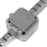 Corum Sugar Cube Ref.137.424.47 Quartz Watch SS Diamond