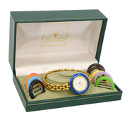 Gucci 1100-L Change Bezel Chameleon Watch SS