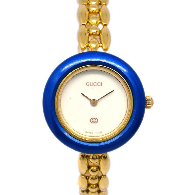 Gucci 1100-L Change Bezel Chameleon Watch SS