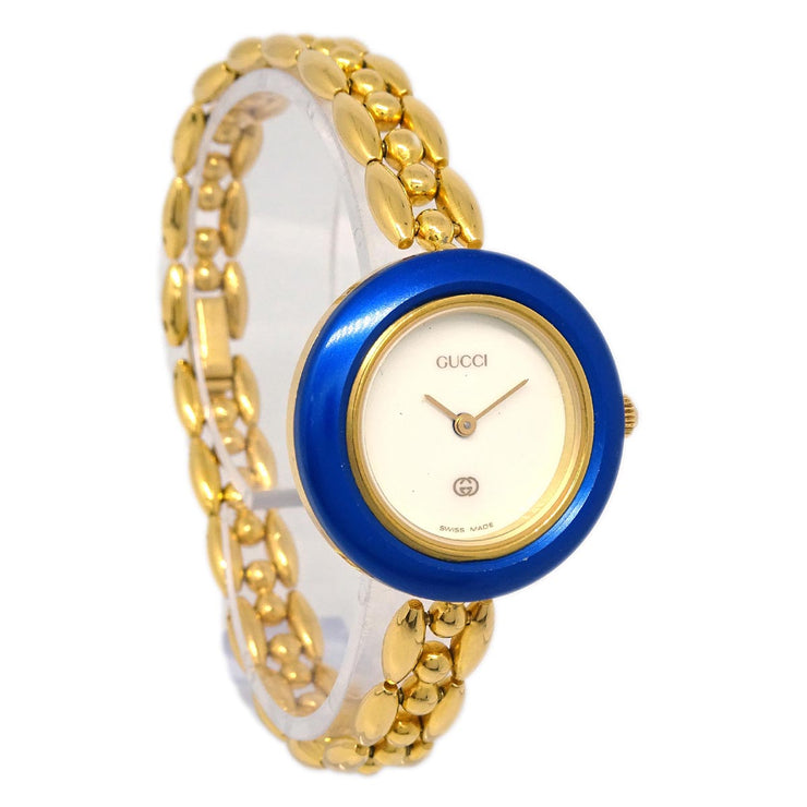 Gucci 1100-L Change Bezel Chameleon Watch SS