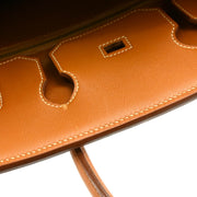 Hermes * 1998 Blue Denim Birkin 35 Handbag